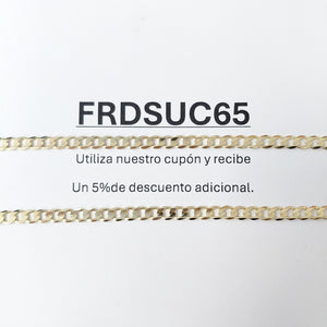 CADENA BARBADA 14K 55 CM 12.6 GR (NUEVO)