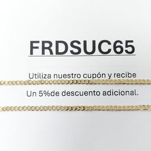 CADENA BARBADA 14K 55 CM 5.4 GR (NUEVO)