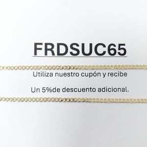 CADENA BARBADA 14K 55 CM 5 GR (NUEVO)