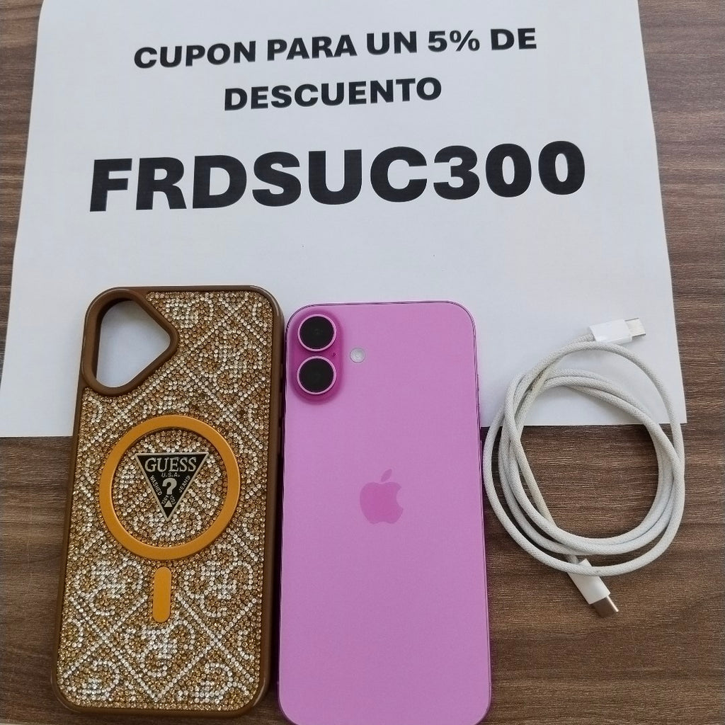 CELULAR APPLE IPHONE 16 PLUS A3289 (2024) 128 GB 8 GB RAM (SEMINUEVO)