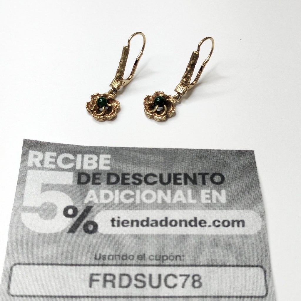 ARETES PAR ORO 14 K 5,50 GRMS (SEMINUEVO)