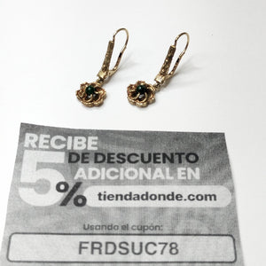 ARETES PAR ORO 14 K 5,50 GRMS (SEMINUEVO)