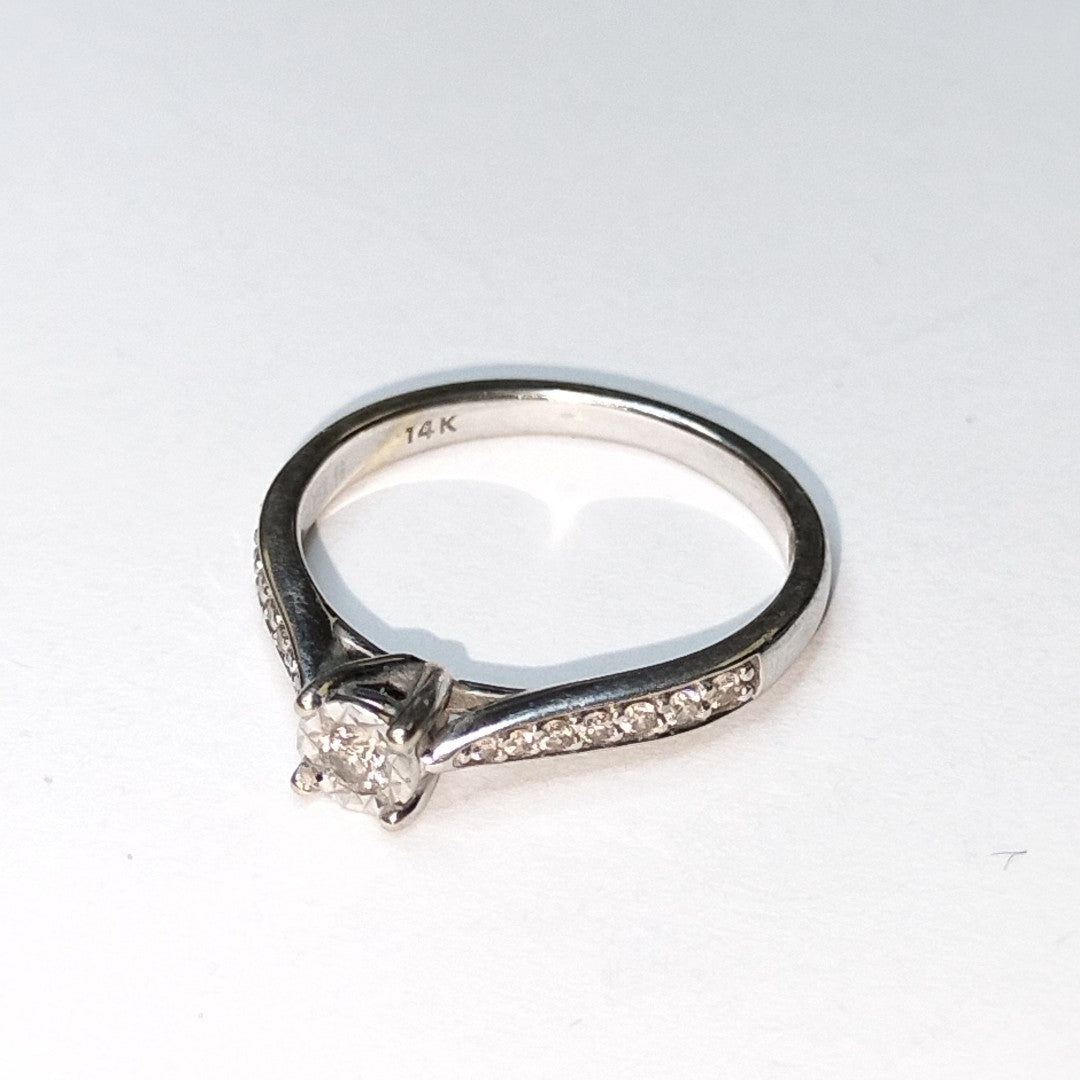 ANILLITO ORO BLANCO 14 K 2,10 GRMS (SEMINUEVO)
