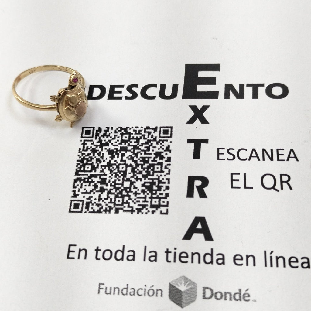 ANILLO ORO 14 K 2.8 GRMS (SEMINUEVO)