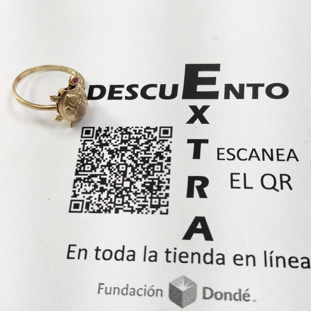 ANILLO ORO 14 K 2.8 GRMS (SEMINUEVO)