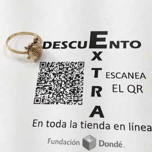 ANILLO ORO 14 K 2.8 GRMS (SEMINUEVO)
