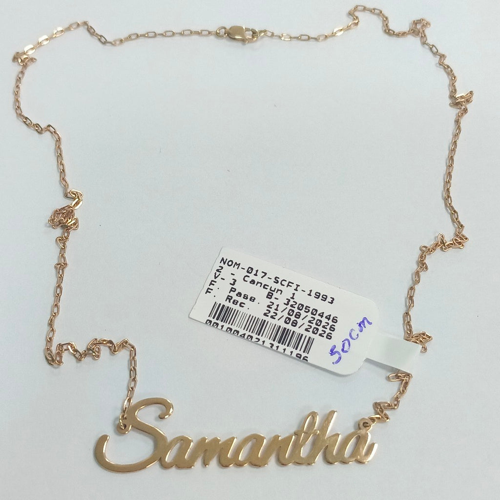 GARGANTILLA ORO 14 K 2.7 GRMS (SEMINUEVO)