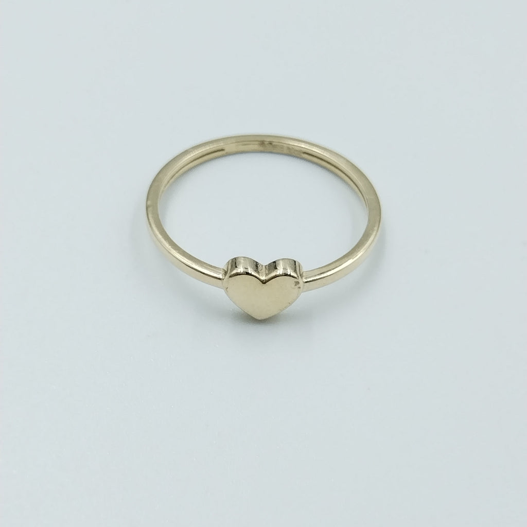 ANILLOS ANILLITO FIG CORAZON 10K TALLA 7 1.1 GR (NUEVO)