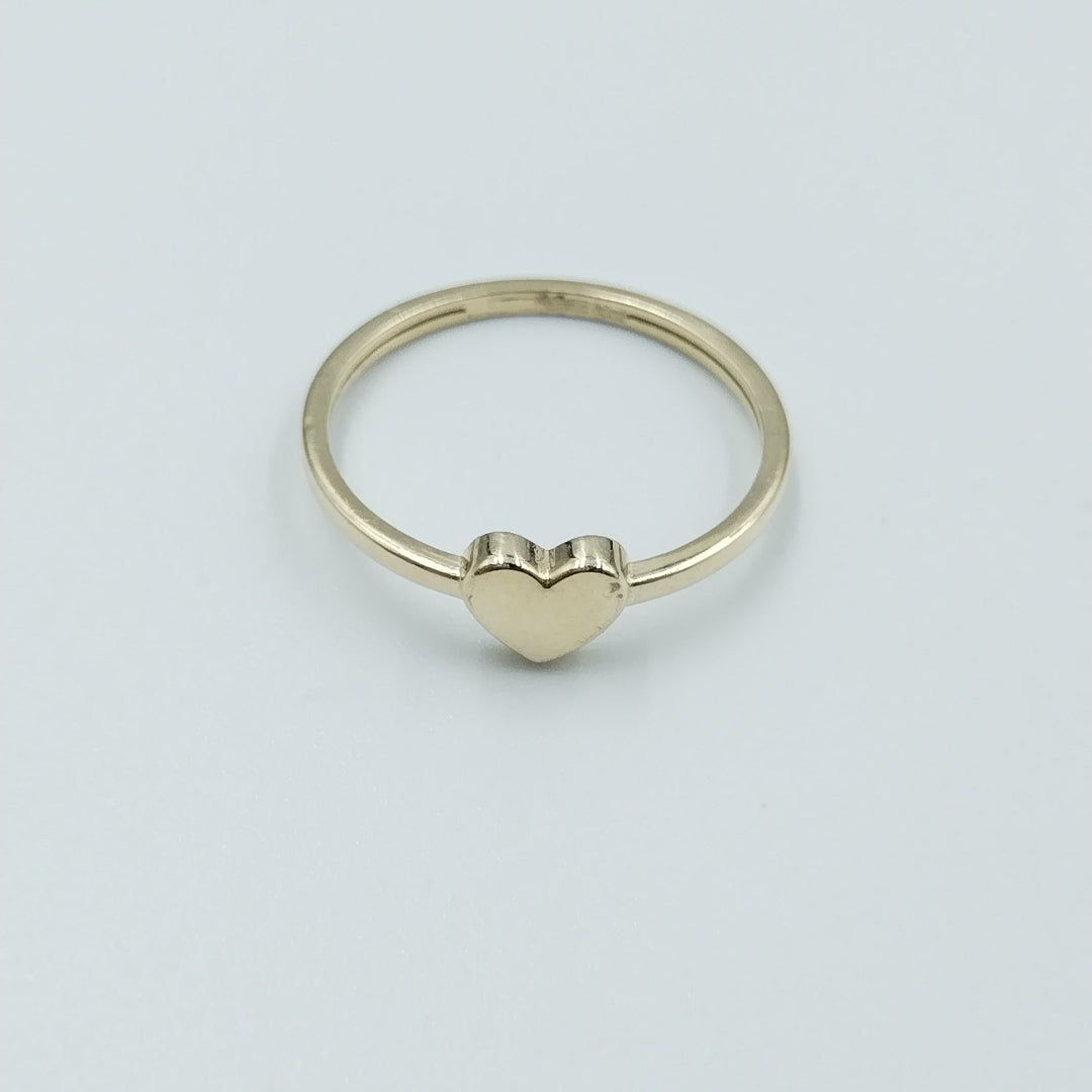 ANILLOS ANILLITO FIG CORAZON 10K TALLA 7 1.1 GR (NUEVO)