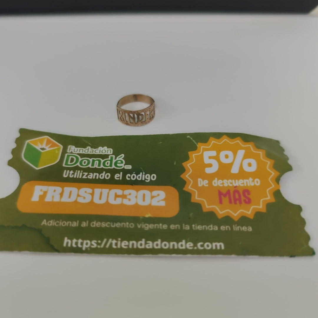ANILLITO ORO 8 K 1,00 GRMS (SEMINUEVO)