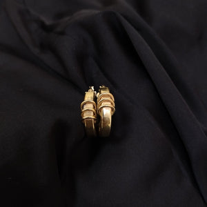ARRACADAS PAR ORO 14 K 6.7 GRMS (SEMINUEVO)