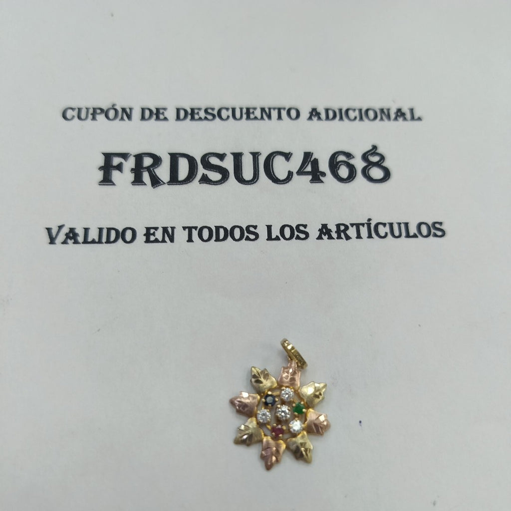 DIJE ORO,RODIADO 10 K 1,40 GRMS (SEMINUEVO)