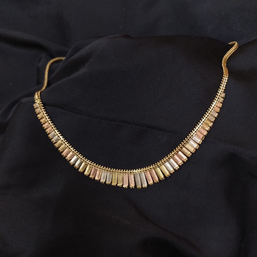 GARGANTILLA ORO COMBINADO 10 K 20 GRMS (SEMINUEVO)