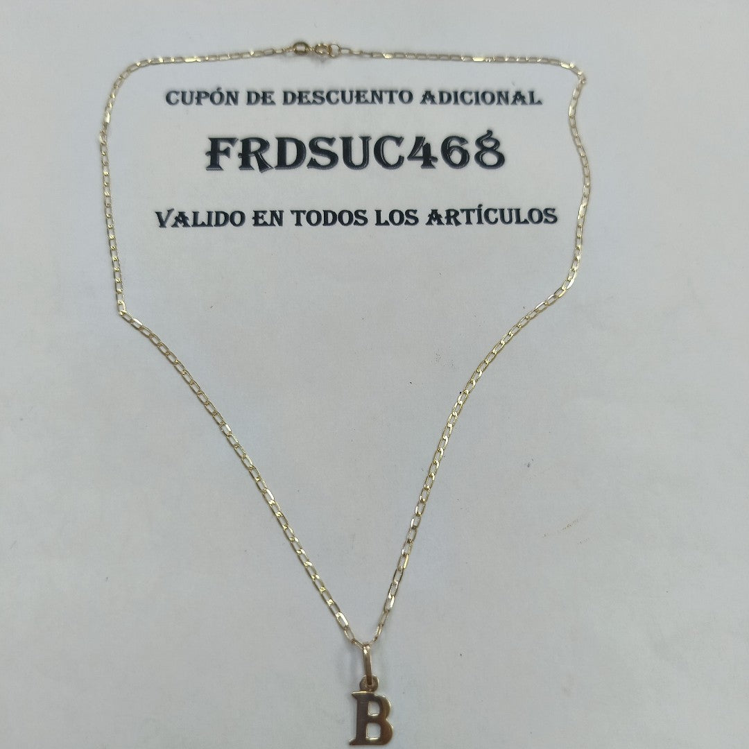 CADENA, DIJE ORO 14 K 1.5 GRMS (SEMINUEVO)
