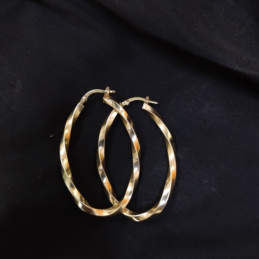 ARRACADAS PAR ORO 14 K 2.8 GRMS (SEMINUEVO)