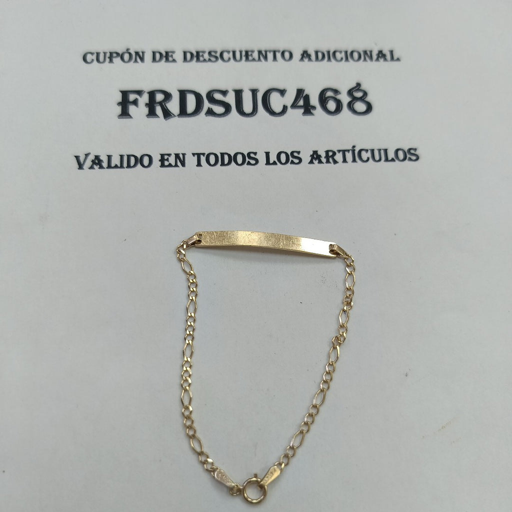 ESCLAVA ORO 14 K 1.8 GRMS (SEMINUEVO)