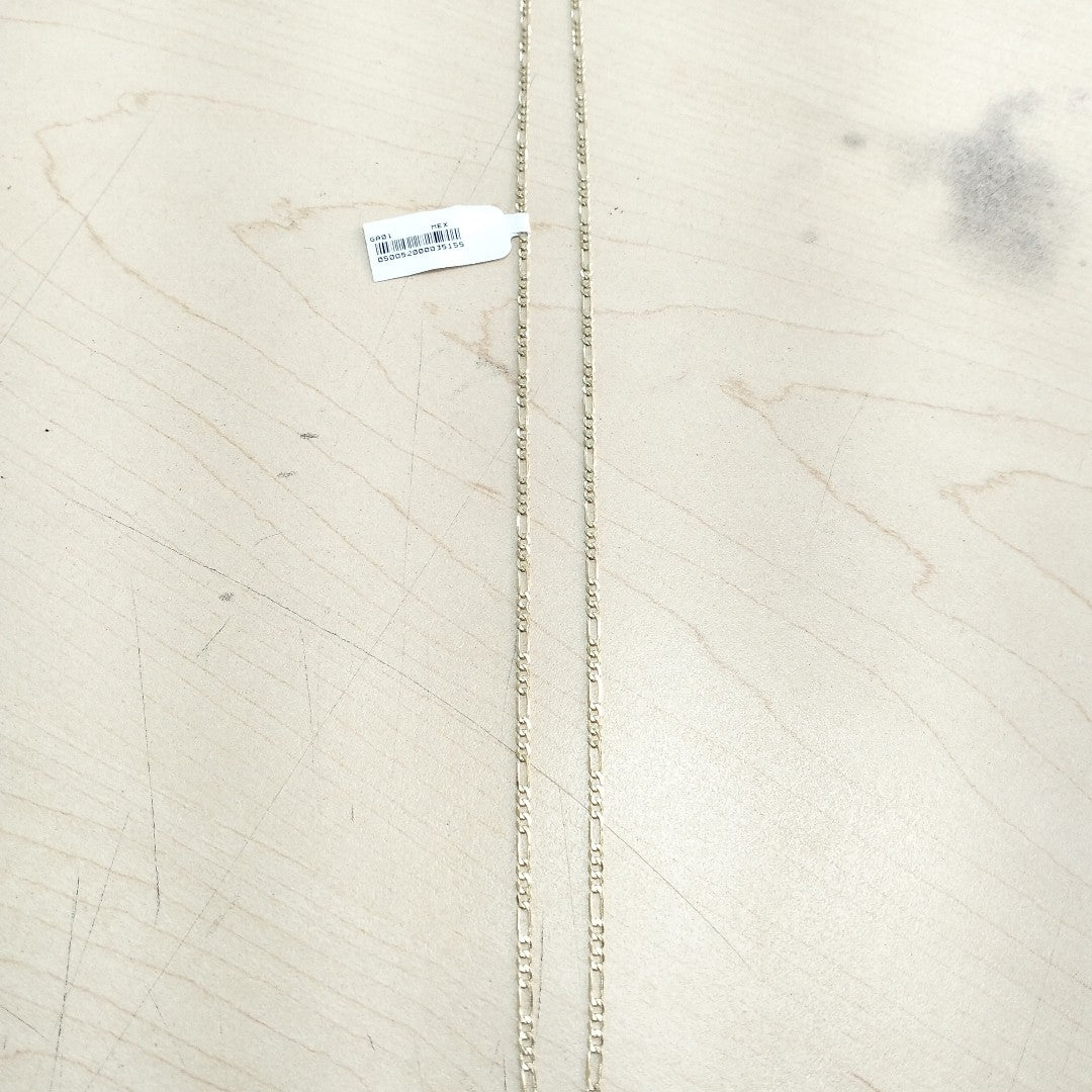 CADENA 3X1 14K 55 CM 5 GR (NUEVO)