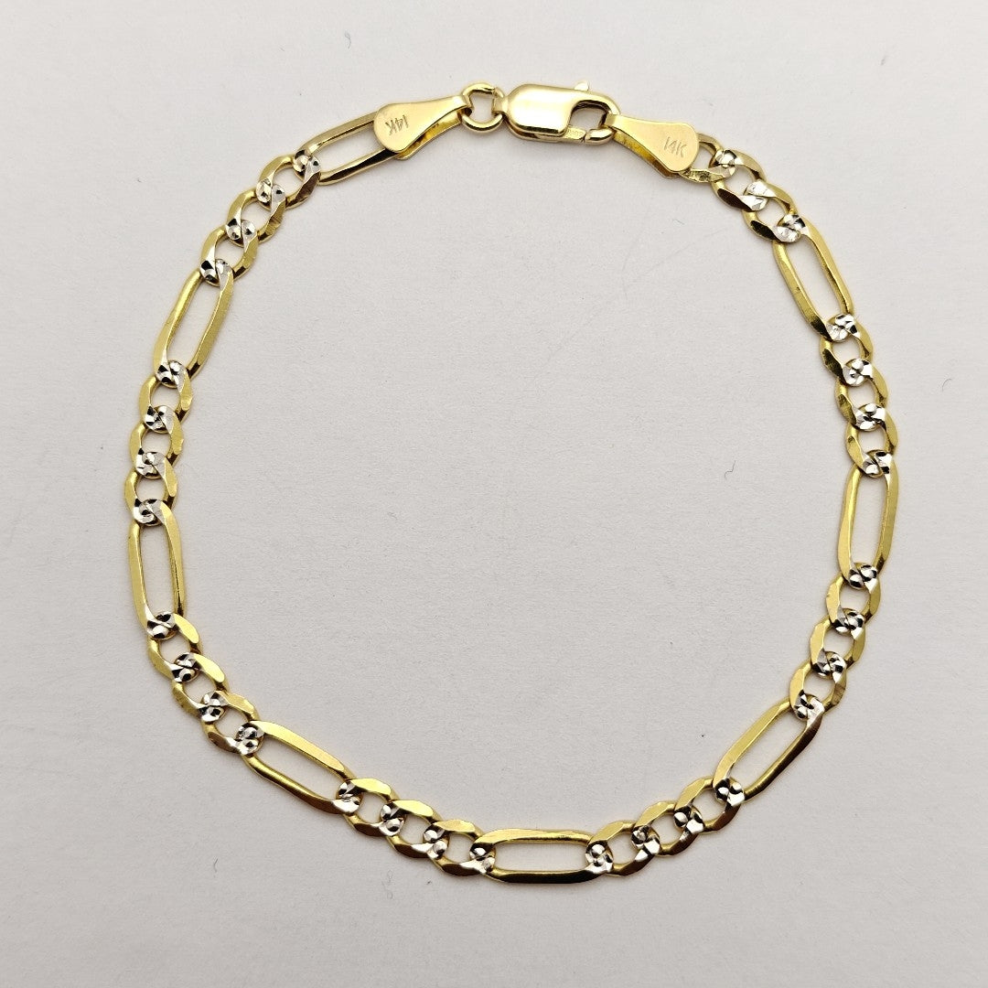 PULSERA 3X1 14K 18 CM 3.9 GR (NUEVO)