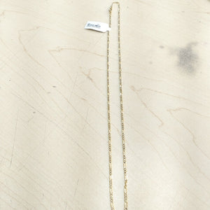 CADENA 3X1 DIAMANTADA 14K 55 CM 4.7 GR (NUEVO)