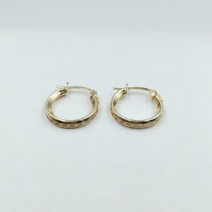 ARETES ARRACADAS CON CIRCONIAS 10K 1.4 GR (NUEVO)