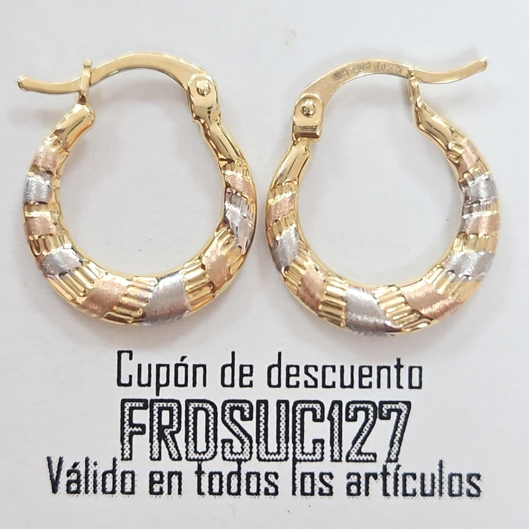 ARRACADAS ORO 10K 0.9 (NUEVO)