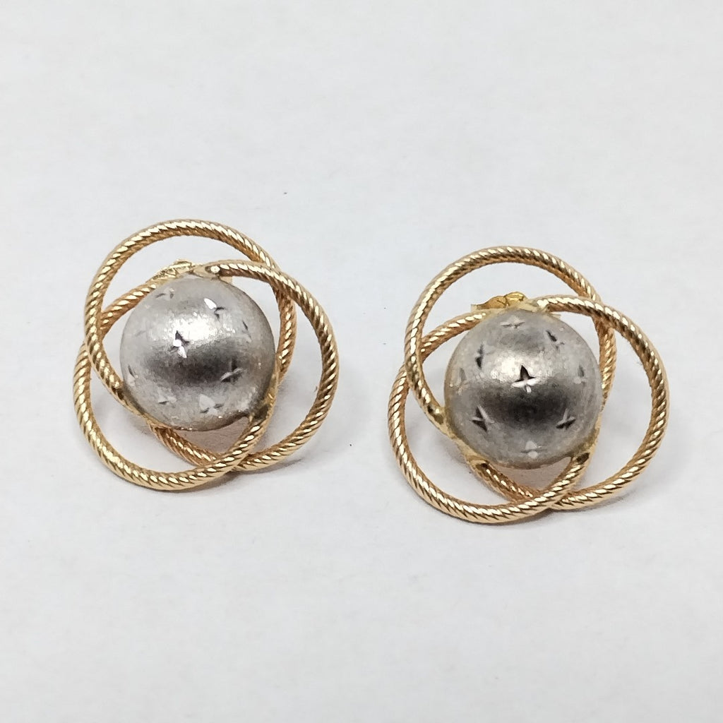 BROQUELES PAR ORO 14 K 2.6 GRMS (SEMINUEVO)