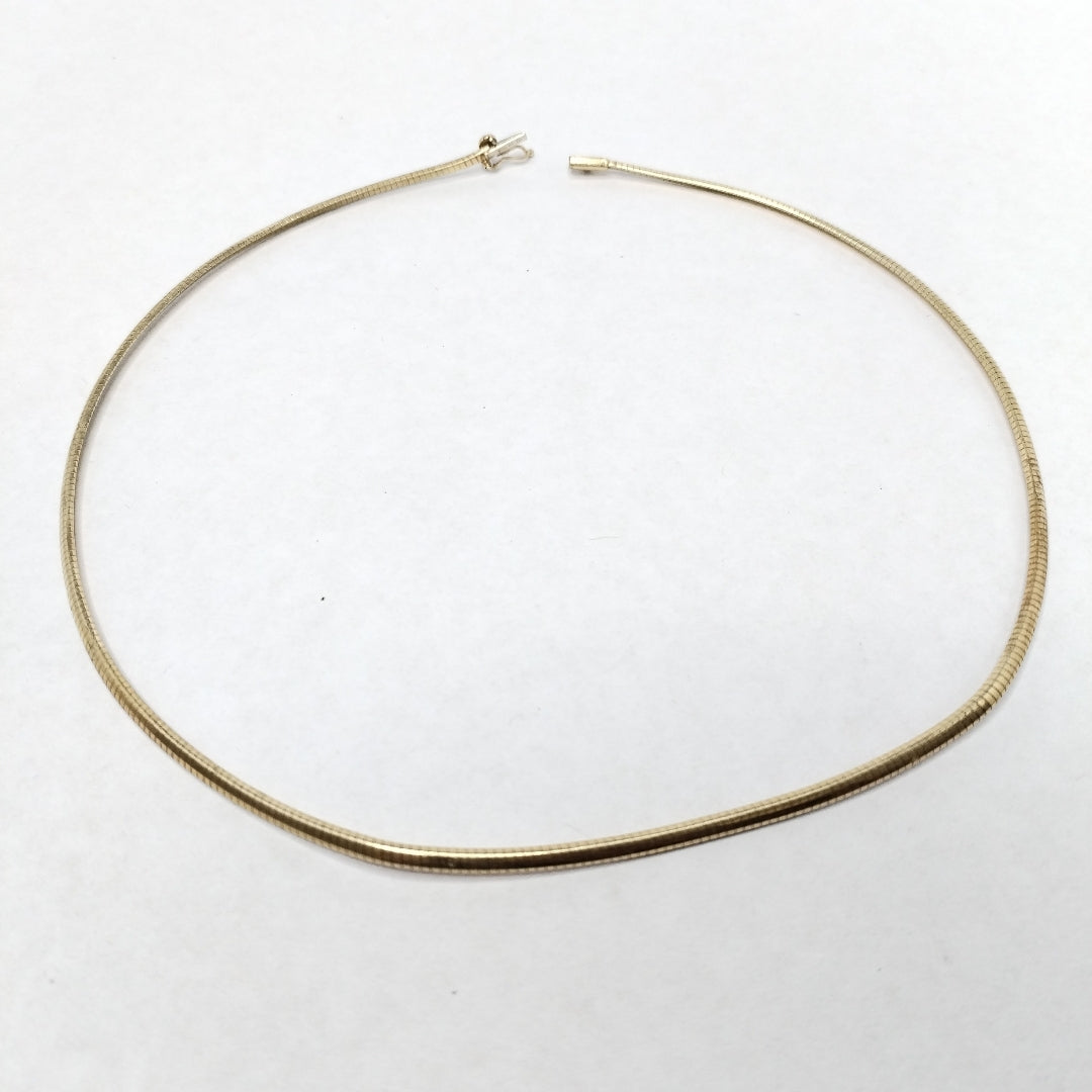 GARGANTILLA, SEMANARIO DE PULSERAS ORO 14 K 15.6 GRMS (SEMINUEVO)