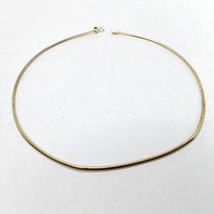 GARGANTILLA, SEMANARIO DE PULSERAS ORO 14 K 15.6 GRMS (SEMINUEVO)