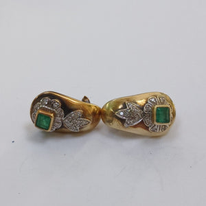 ARETES PAR ORO 14 K 9.8 GRMS (SEMINUEVO)