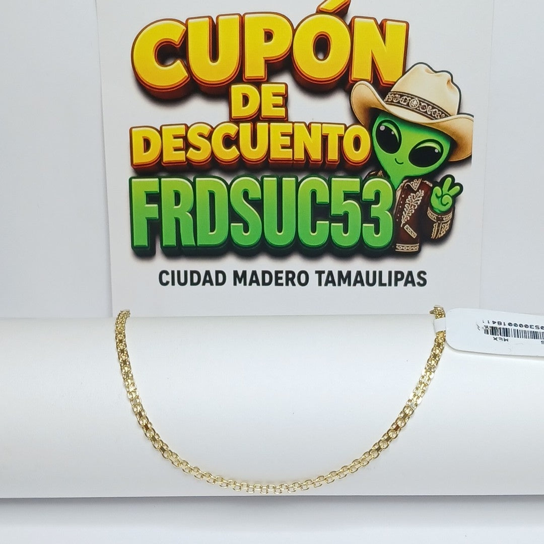 PULSERA BISMARK 14K 18 CM 2.3 GR (NUEVO)