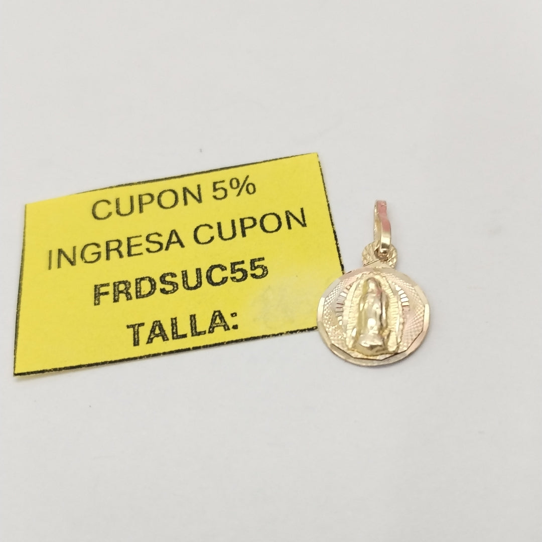 MEDALLA RELIGIOSA ORO 14 K 0,80 GRMS (SEMINUEVO)