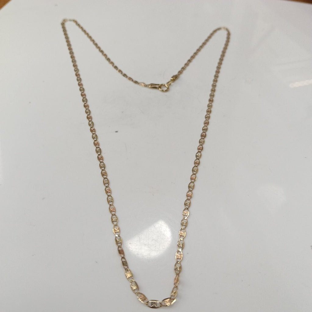 CADENA ORO, ORO COMBINADO 10 K 2.7 GRMS (SEMINUEVO)