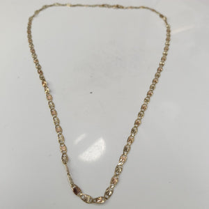 CADENA ORO, ORO COMBINADO 10 K 3.2 GRMS (SEMINUEVO)