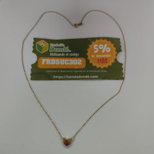 CADENA, DIJE ORO 14 K 2.2 GRMS (SEMINUEVO)