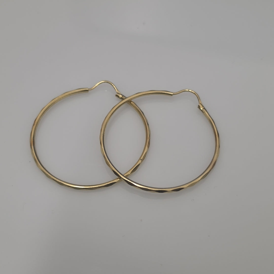 ARRACADAS PAR ORO 14 K 2,10 GRMS (SEMINUEVO)