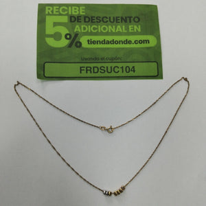 CADENA ORO 10 K 1,40 GRMS (SEMINUEVO)