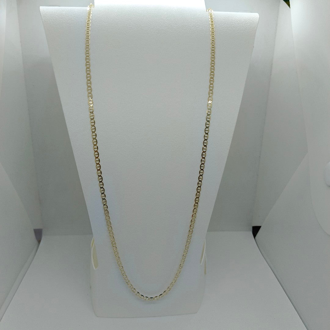 CADENAS TEJIDO GUCHI ORO 10K 55 CM 4.1 GR (NUEVO)