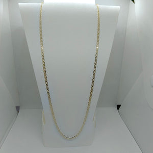 CADENAS TEJIDO GUCHI ORO 10K 55 CM 4.1 GR (NUEVO)