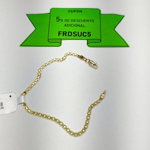 PULSERA BISMARK 14K 18 CM 2.4 GR (NUEVO)