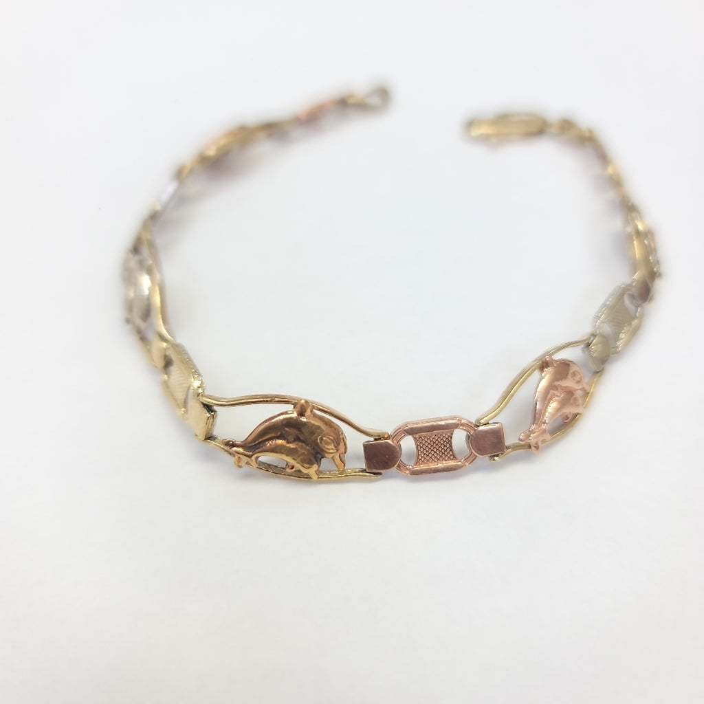 PULSERA ORO,ORO COMBINADO 14 K 10,70 GRMS (SEMINUEVO)