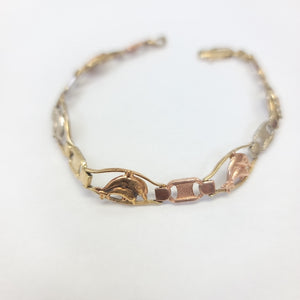 PULSERA ORO,ORO COMBINADO 14 K 10,70 GRMS (SEMINUEVO)