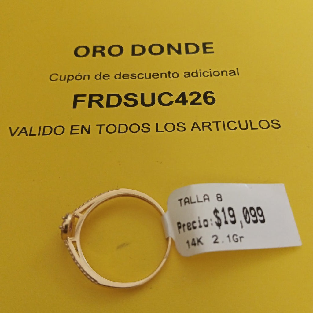 ANILLOS DAMA ORO 14K 2.1 (NUEVO)