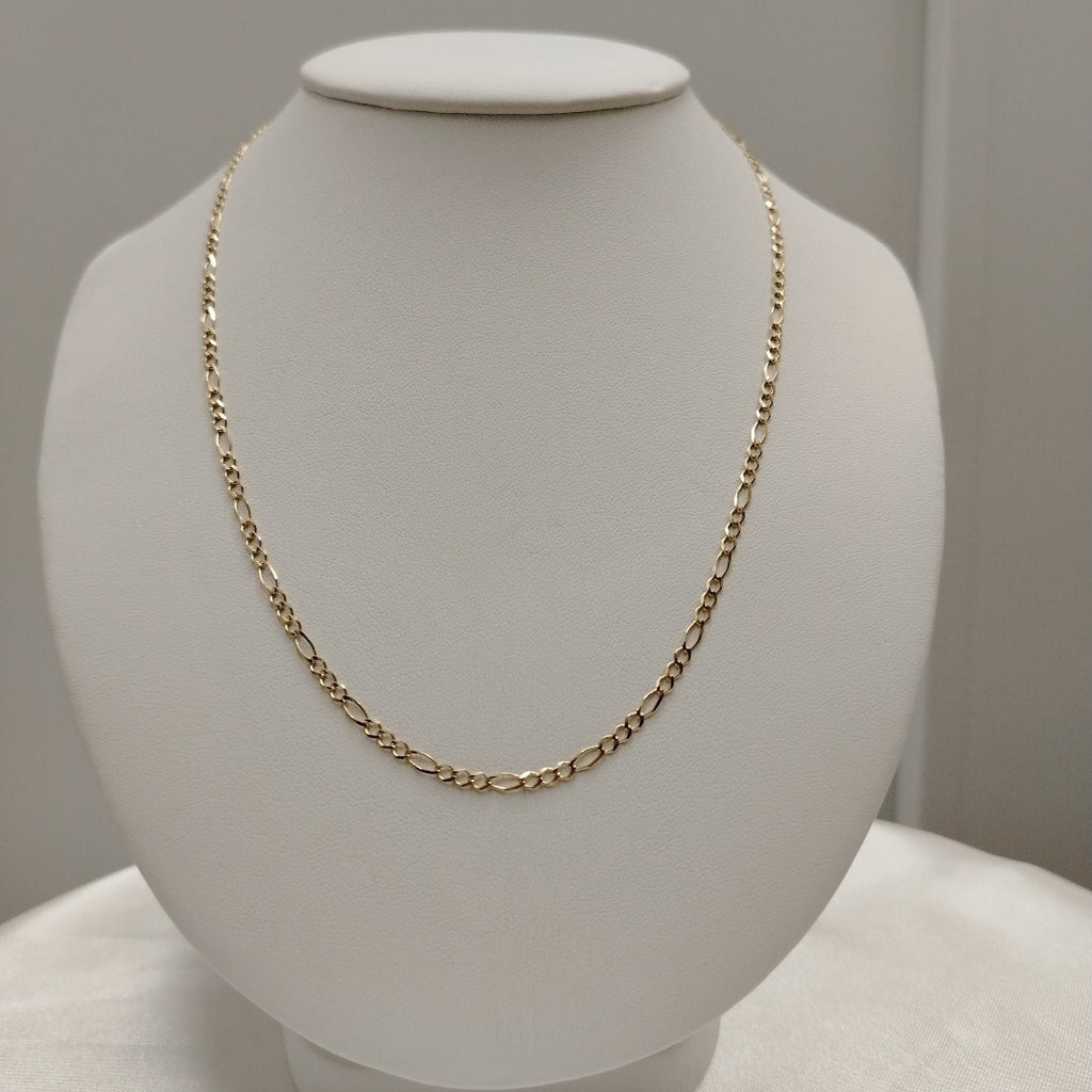 CADENAS TEJIDO 3X1 ORO 10K 50 CM 3.8 GR (NUEVO)
