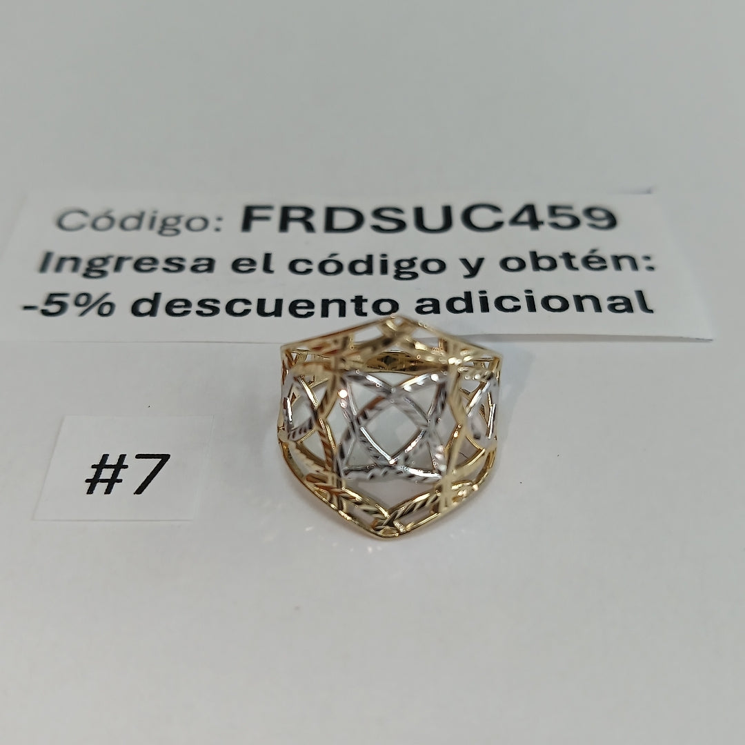 ANILLOS CON ESTRELLA CELTA 14K TALLA 6.5 2.2 GR (NUEVO)