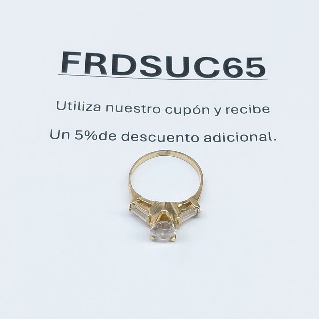 SOLITARIO ORO 14 K 2,50 GRMS (SEMINUEVO)