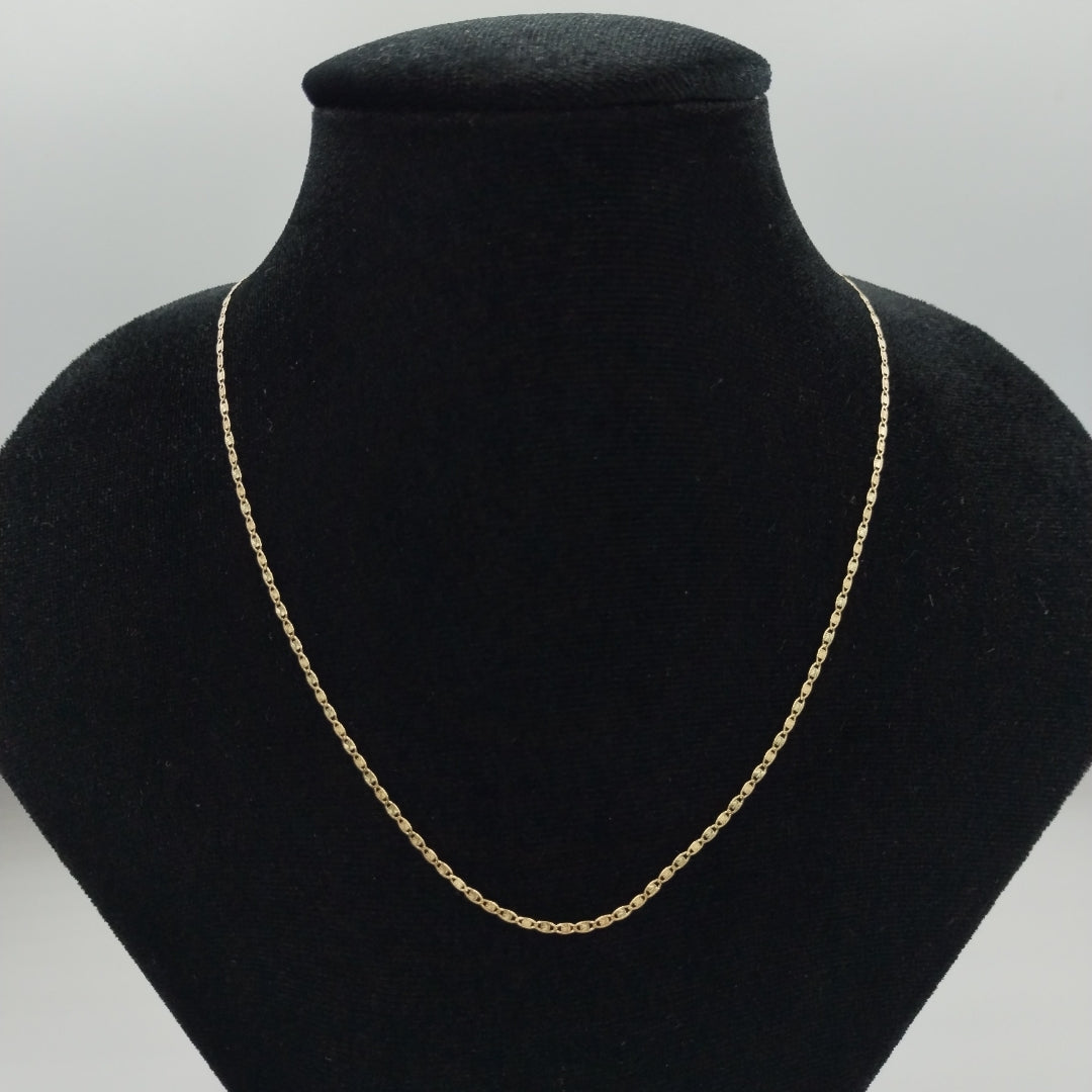CADENA ORO COMBINADO 10 K 1,80 GRMS (SEMINUEVO)