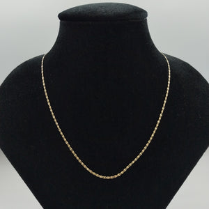 CADENA ORO COMBINADO 10 K 1,80 GRMS (SEMINUEVO)
