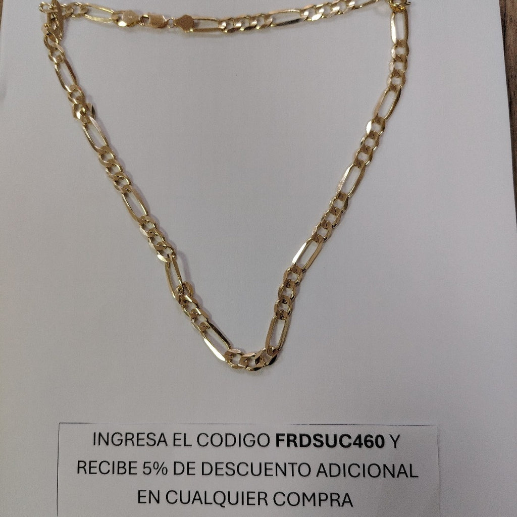 CADENA 3X1 14K 55 CM 35.6 GR (NUEVO)