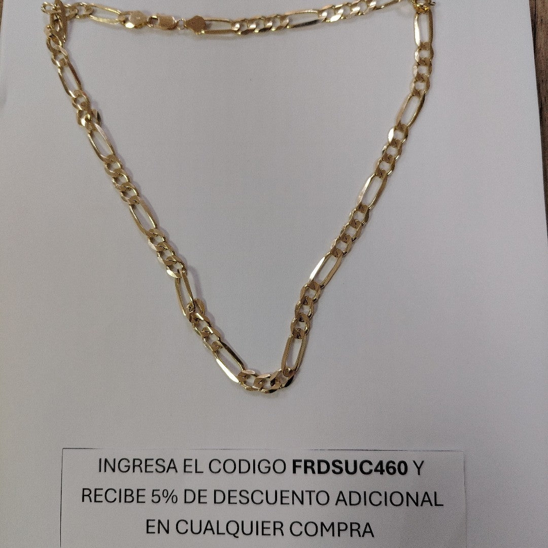 CADENA 3X1 14K 55 CM 35.6 GR (NUEVO)