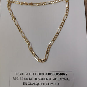 CADENA 3X1 14K 55 CM 35.6 GR (NUEVO)